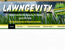 Tablet Screenshot of lawngevity.com